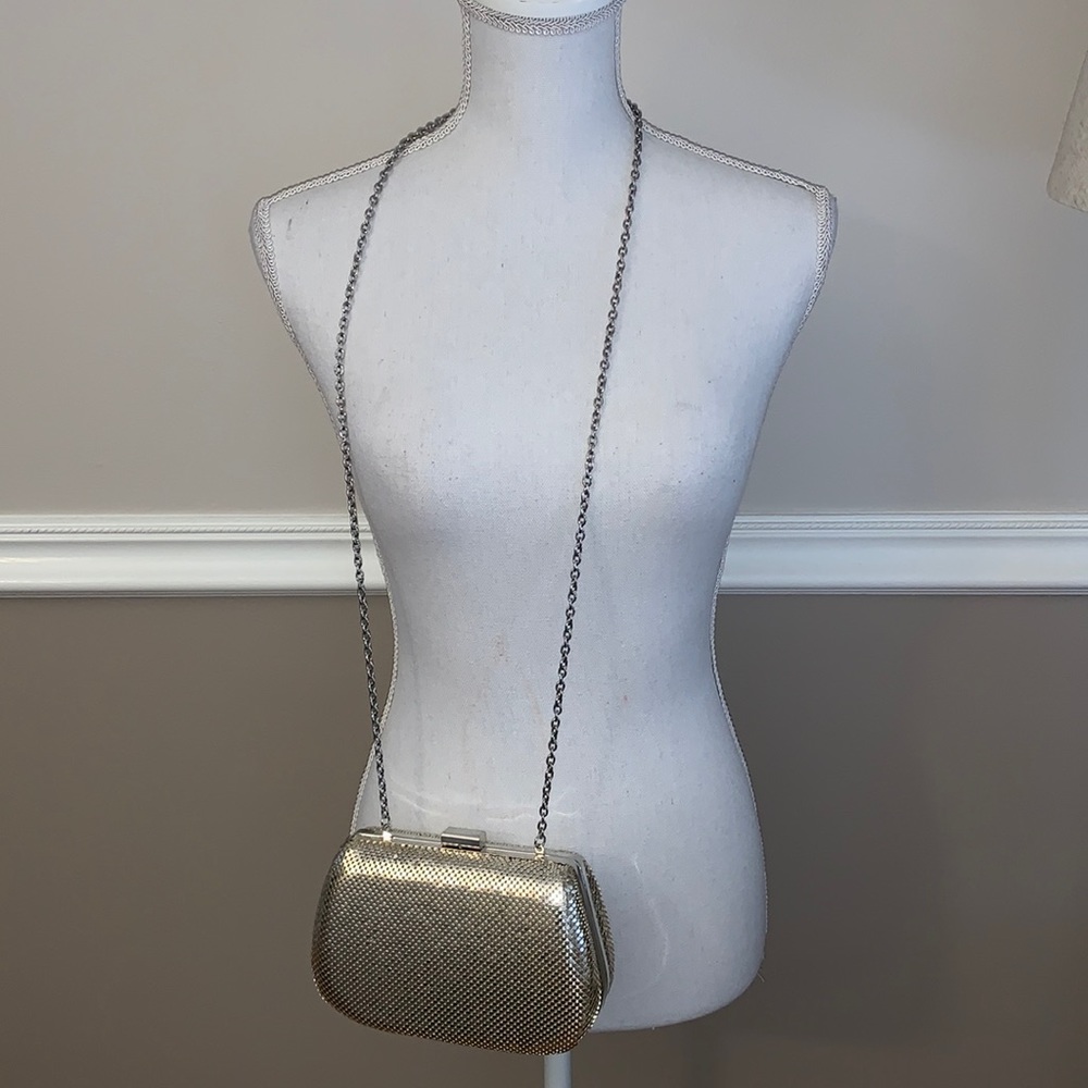 Jessica McClintock metal mesh evening bag